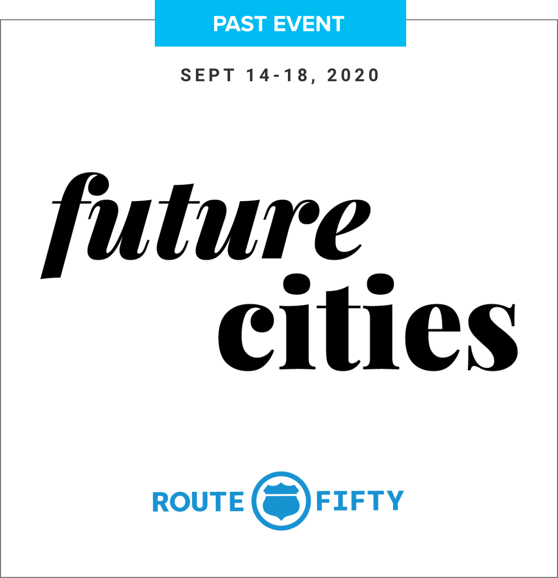 Future Cities - Sept 14-18, 2020